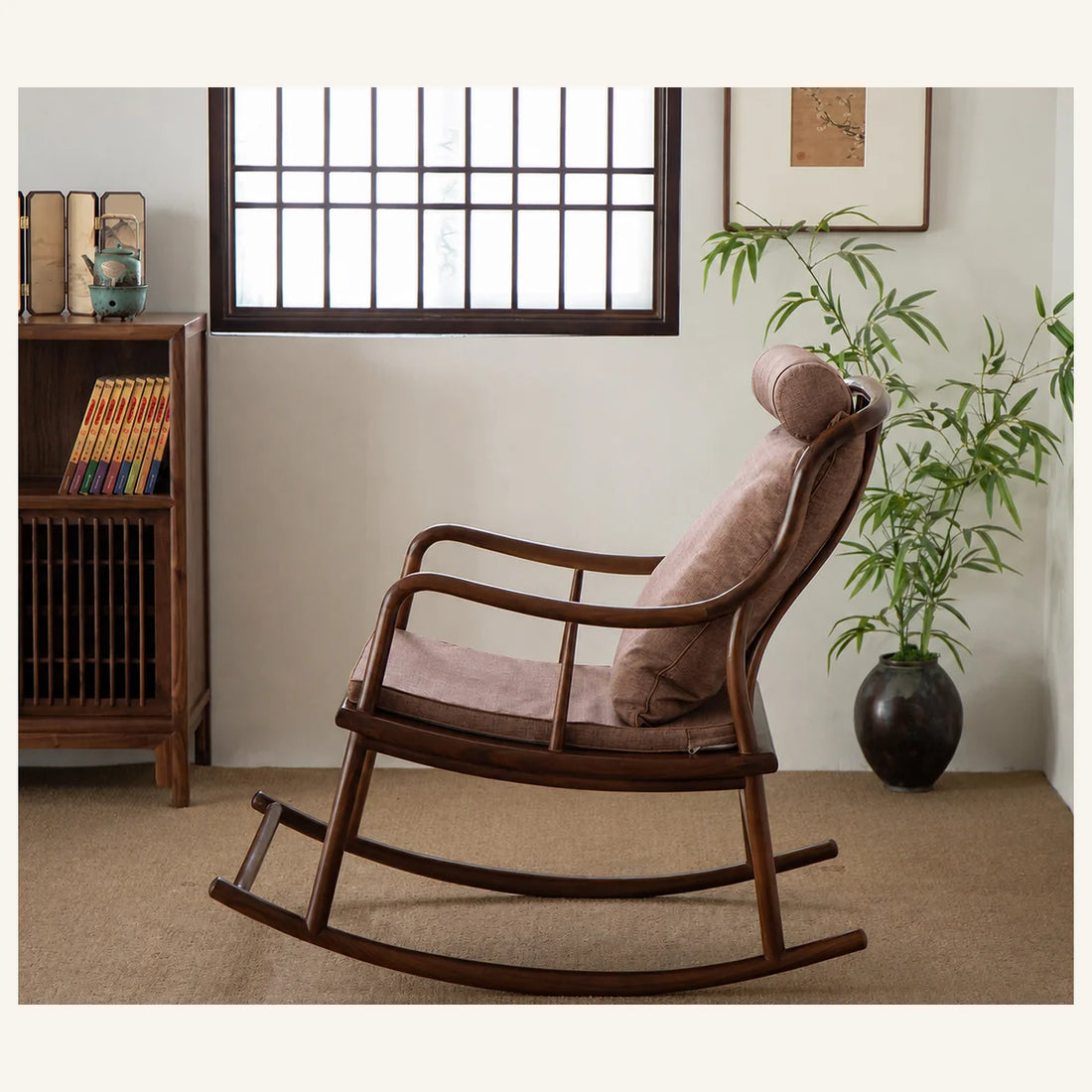 Cloudview rocking chair in a quiet living room