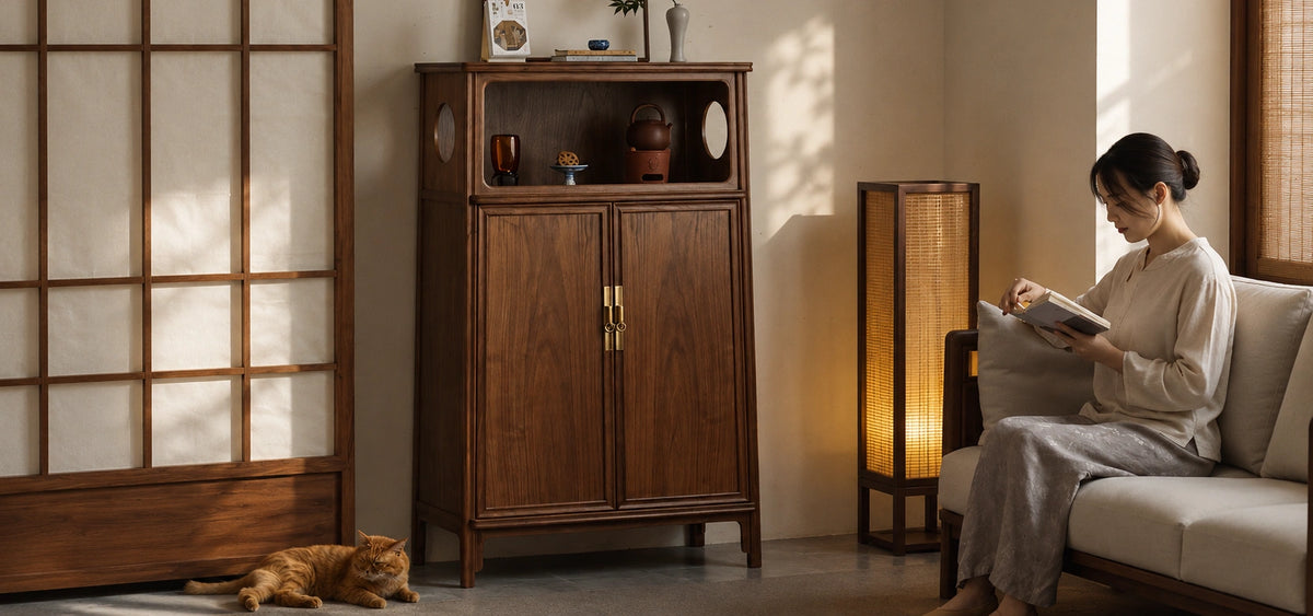 Ming-inspired solid wood furniture by RUIZUO