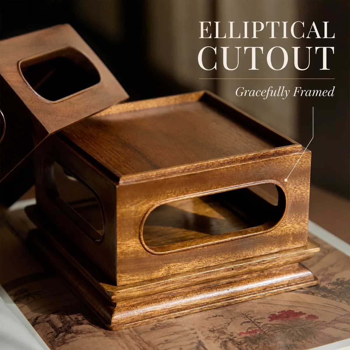 Elliptical cutout detail