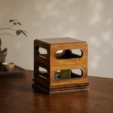 Golden Phoebe two-tier teaware stand hero