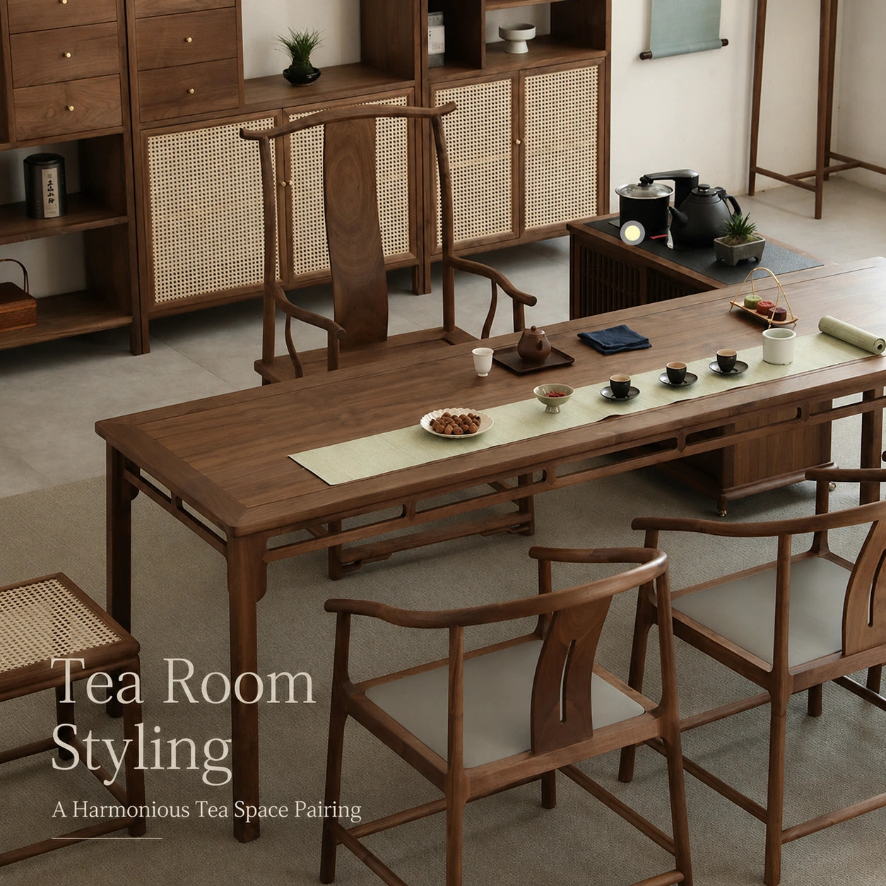 Sichutou Beiguanmao Solid Walnut Armchair