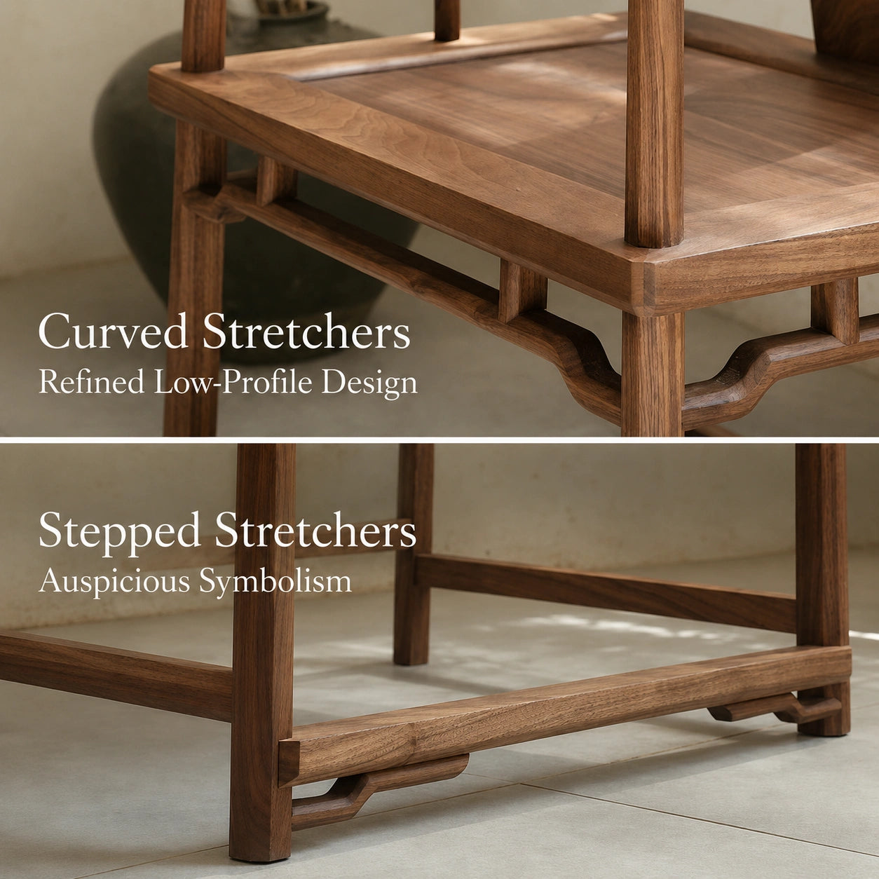 Sichutou Beiguanmao Solid Walnut Armchair