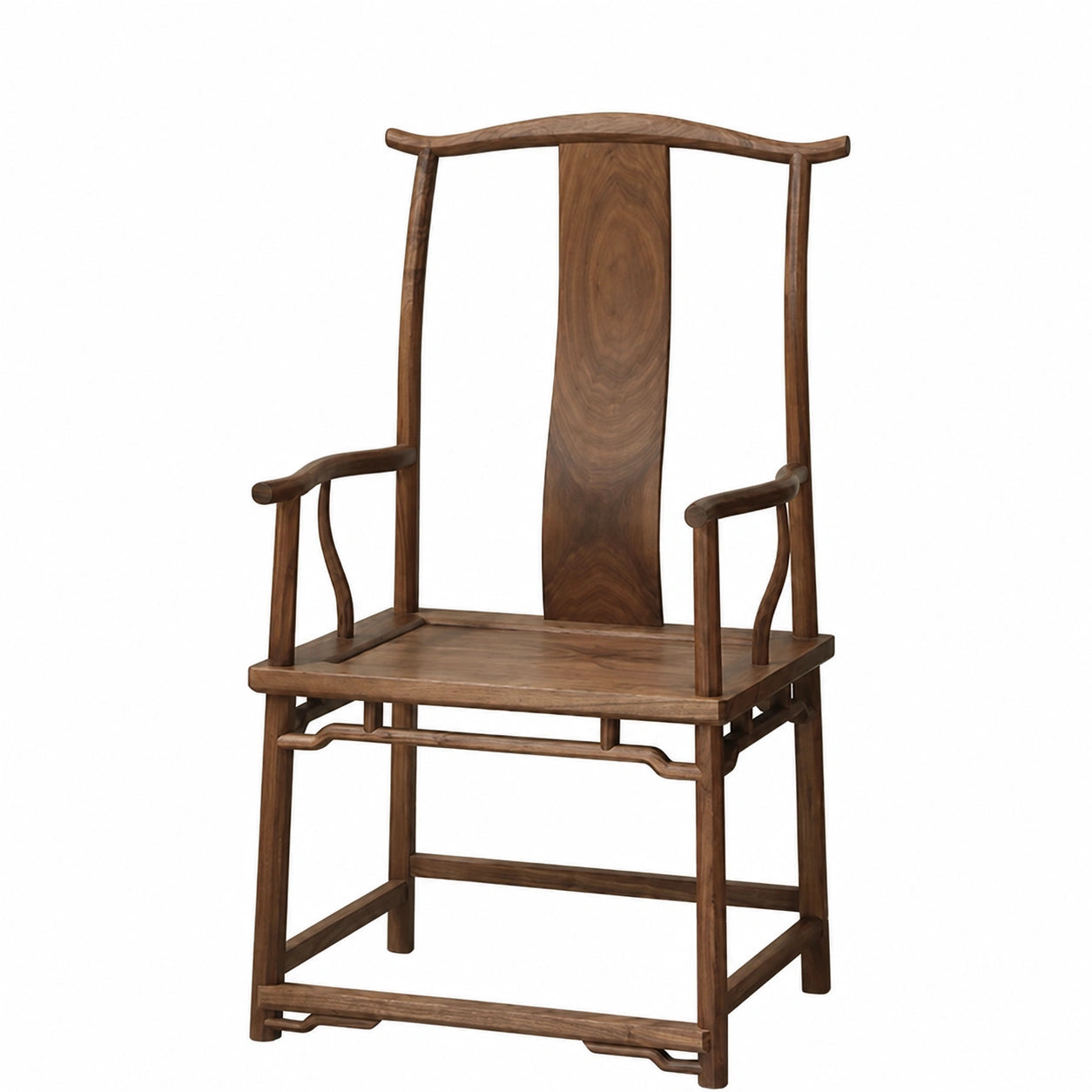 Sichutou Beiguanmao Solid Walnut Armchair