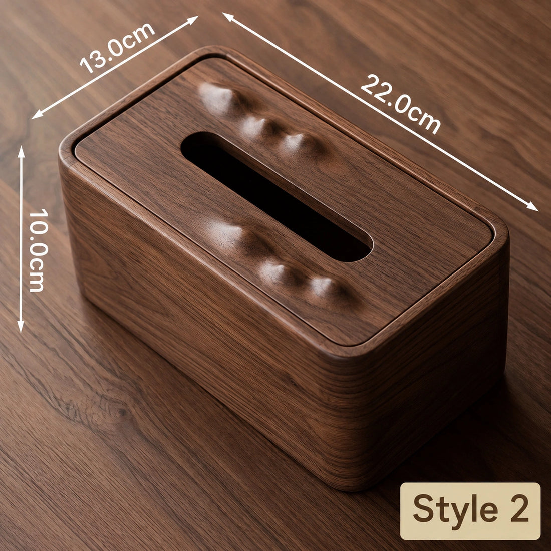 North American Black Walnut Tissue Box