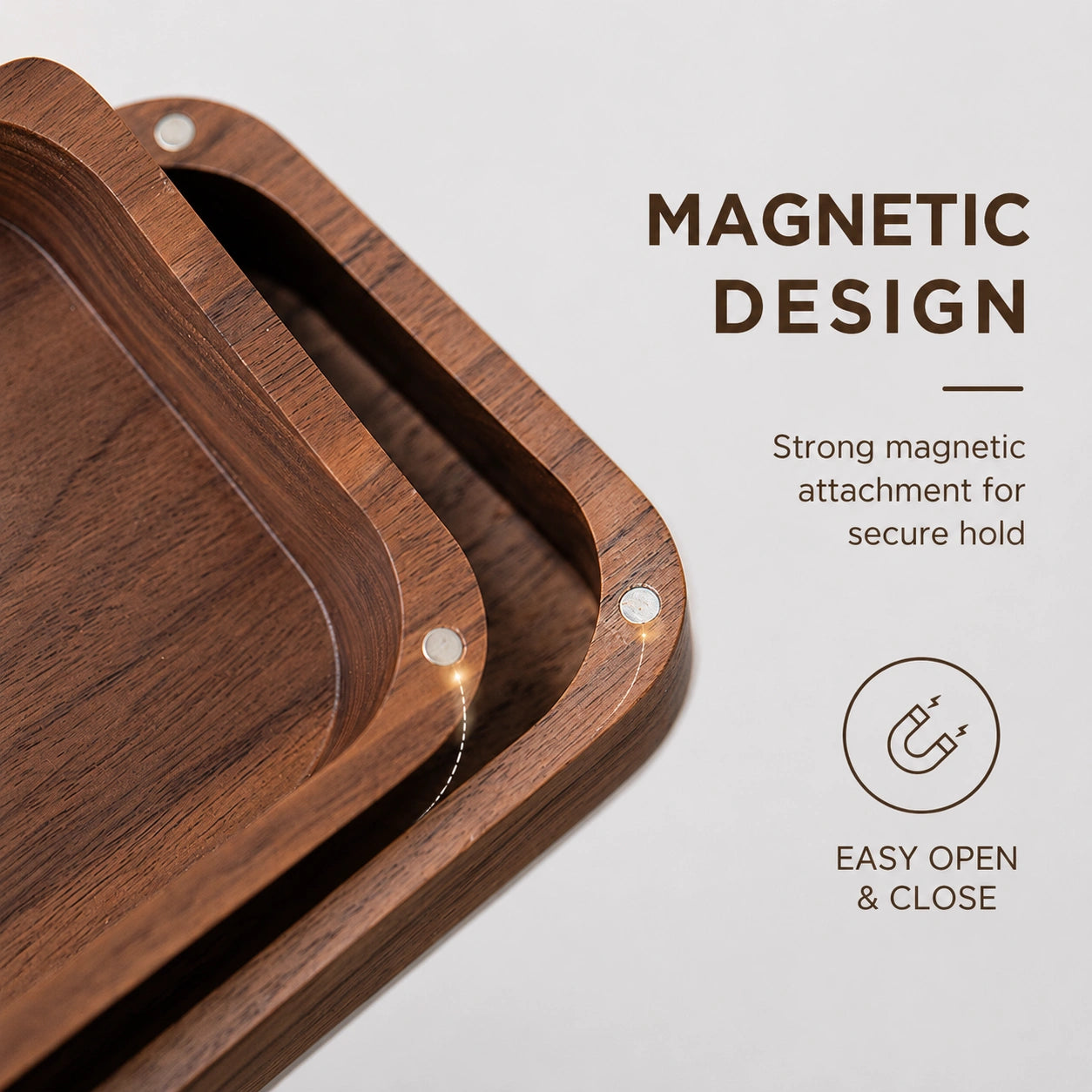 North American Black Walnut Tissue Box