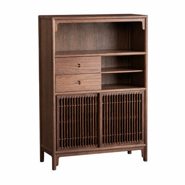 Hill Solid Black Walnut Storage Cabinet