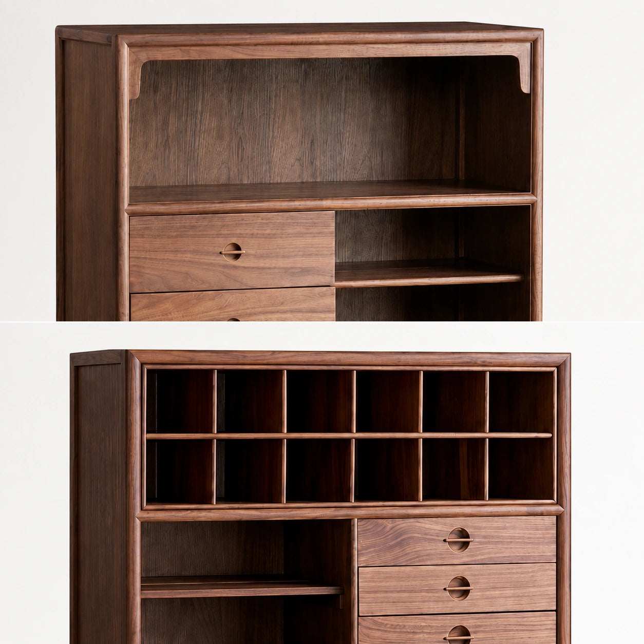 Hill Solid Black Walnut Storage Cabinet