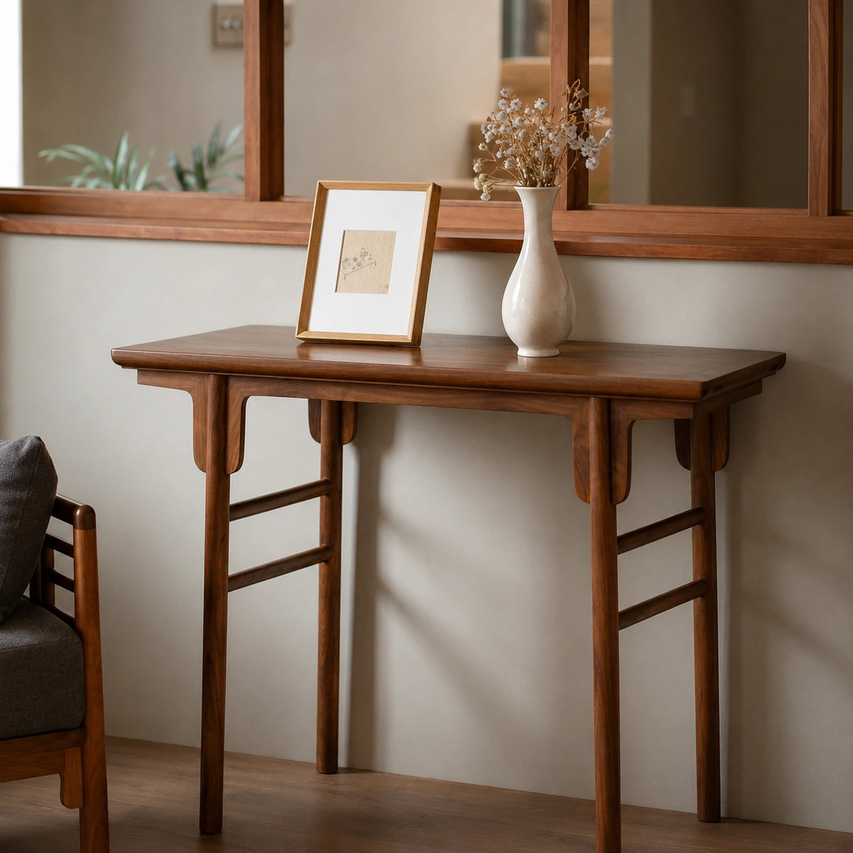 Ming-inspired entryway console table