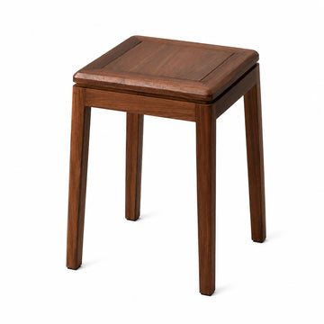 Solid Black Walnut Stackable Dining Stool