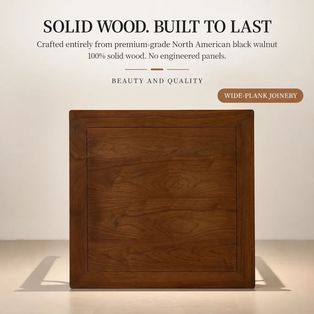 solid wood construction