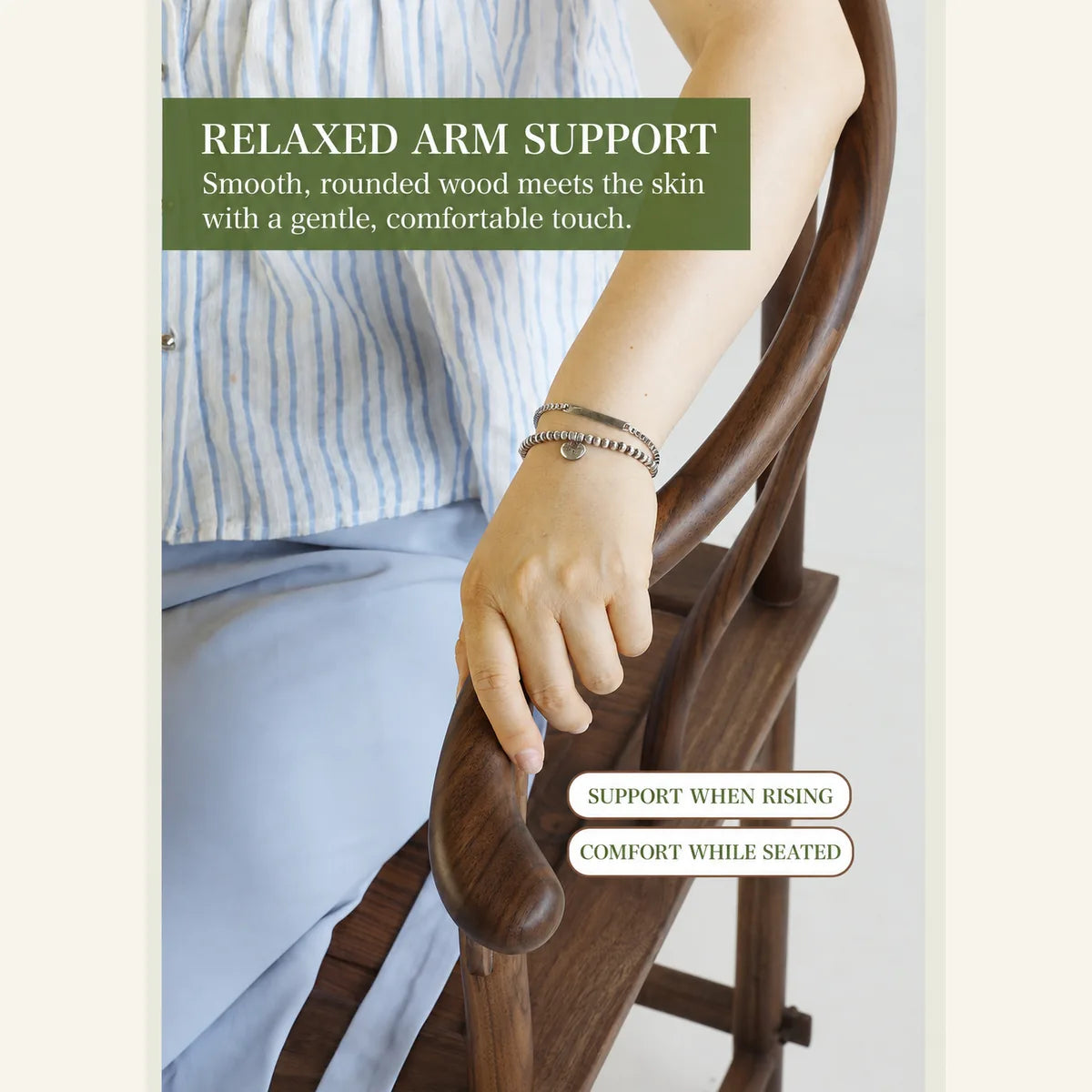 Relaxed arm support