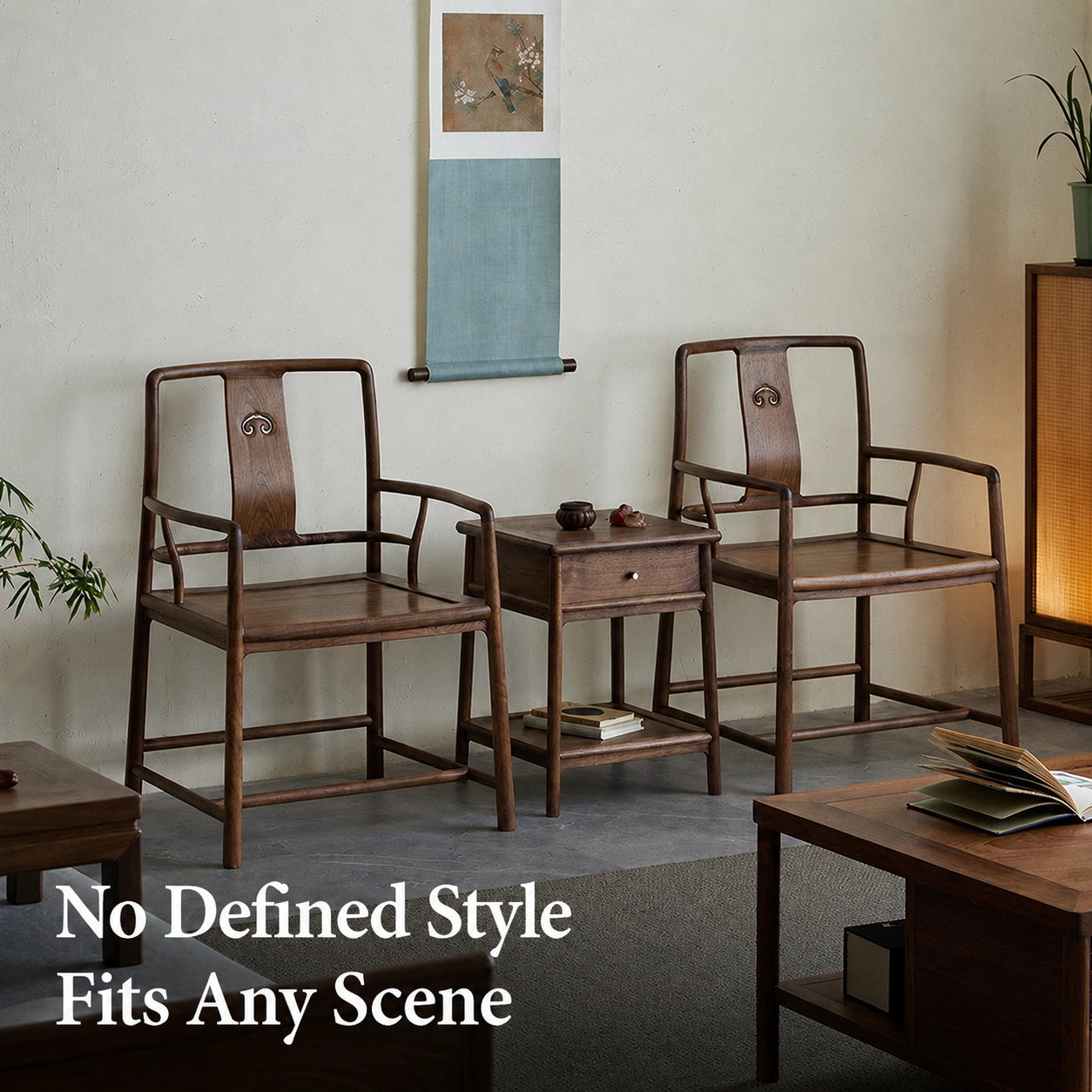 Ruyi Nanguanmao North American Black Walnut Armchair