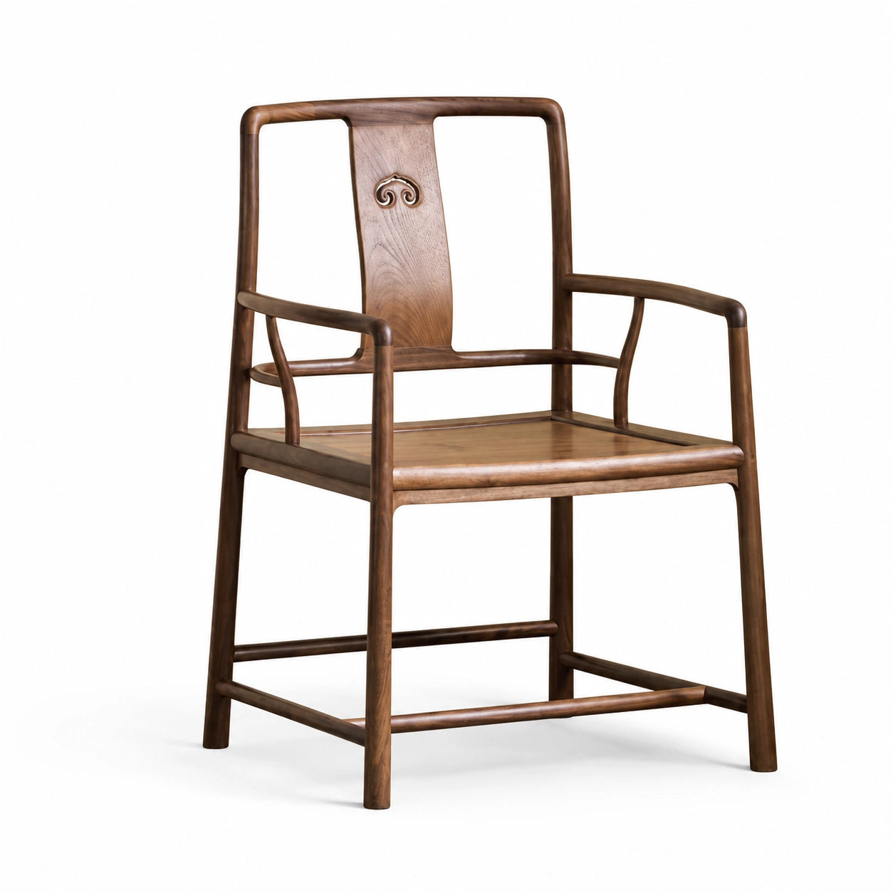 Ruyi Nanguanmao North American Black Walnut Armchair