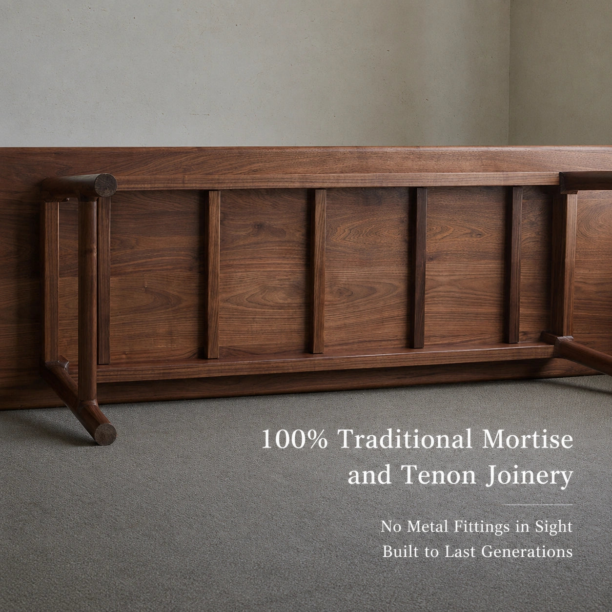 Yinshan Solid Walnut Dining & Tea Table