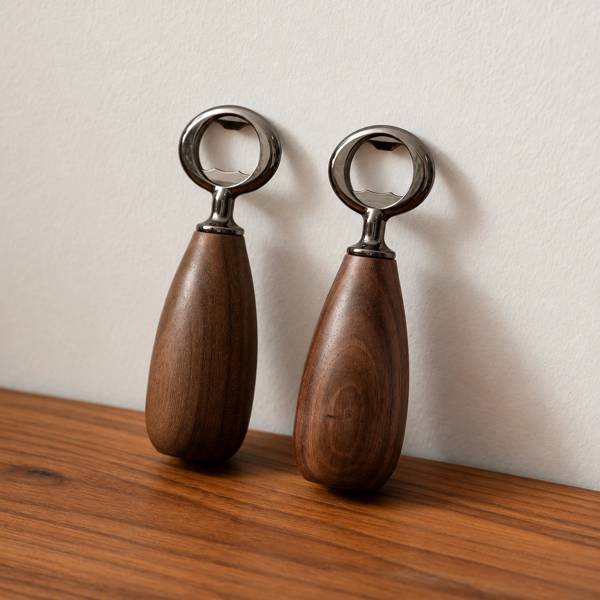 North American Black Walnut Bottle Opener